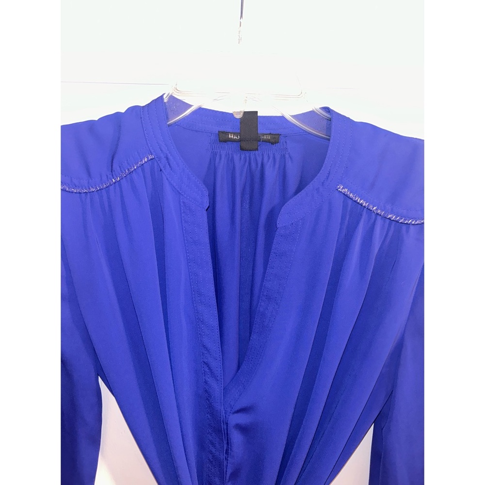 Mango MNG Long Sleeve Career Tie Top Shirt XS - Picture 5 of 5